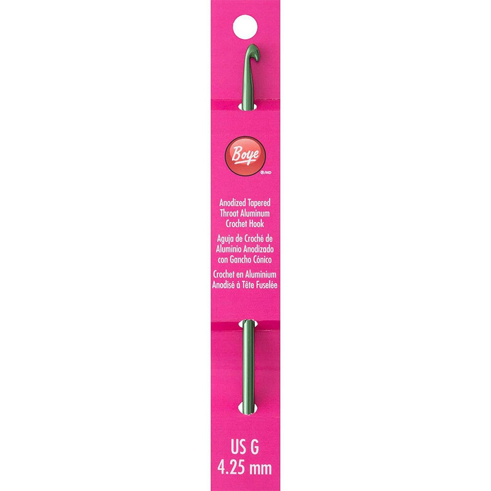 Craft Supplies, Metal, Art & School, 6", Boye, Crochet, Aluminum, Hood, #G, 583713